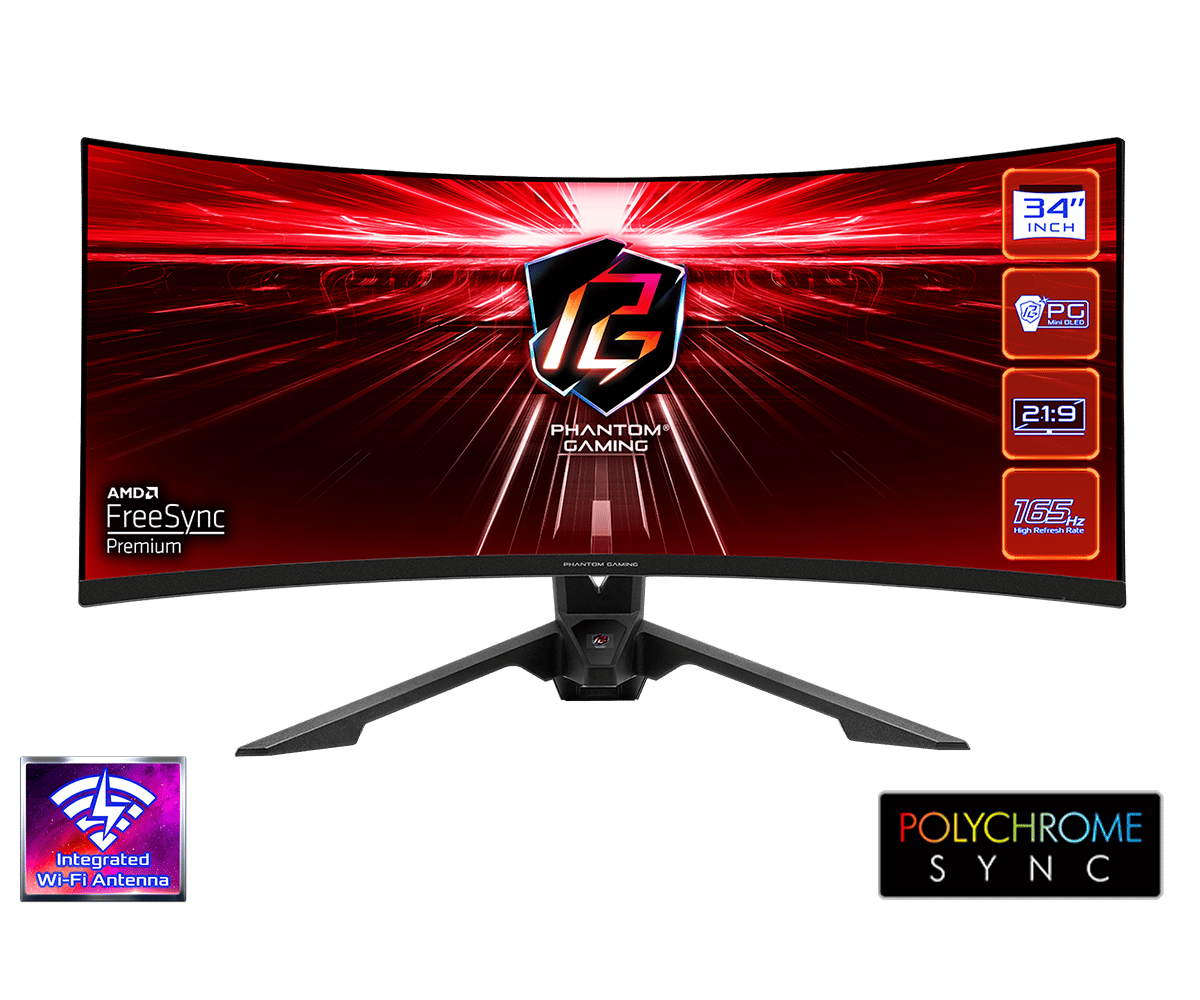 ASRock Phantom Gaming PG34WQ15R3A