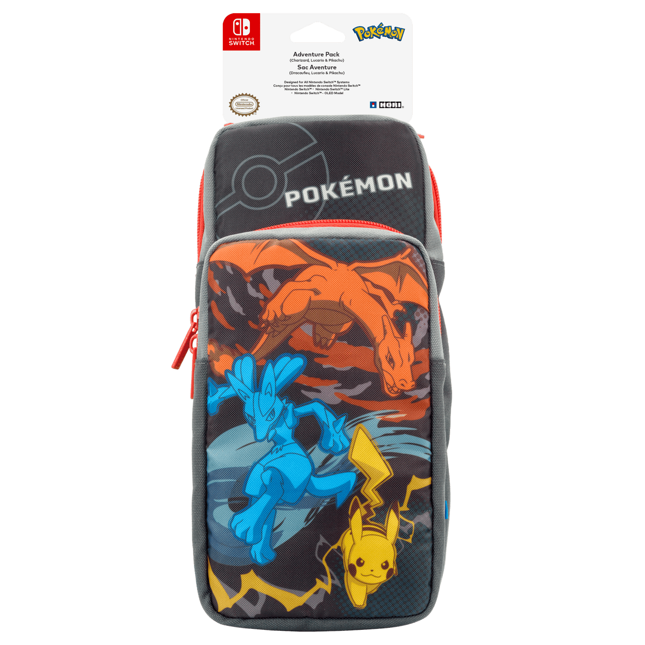 Nintendo Switch HORI Charizard, Lucario & Pikachu Adventure Pack