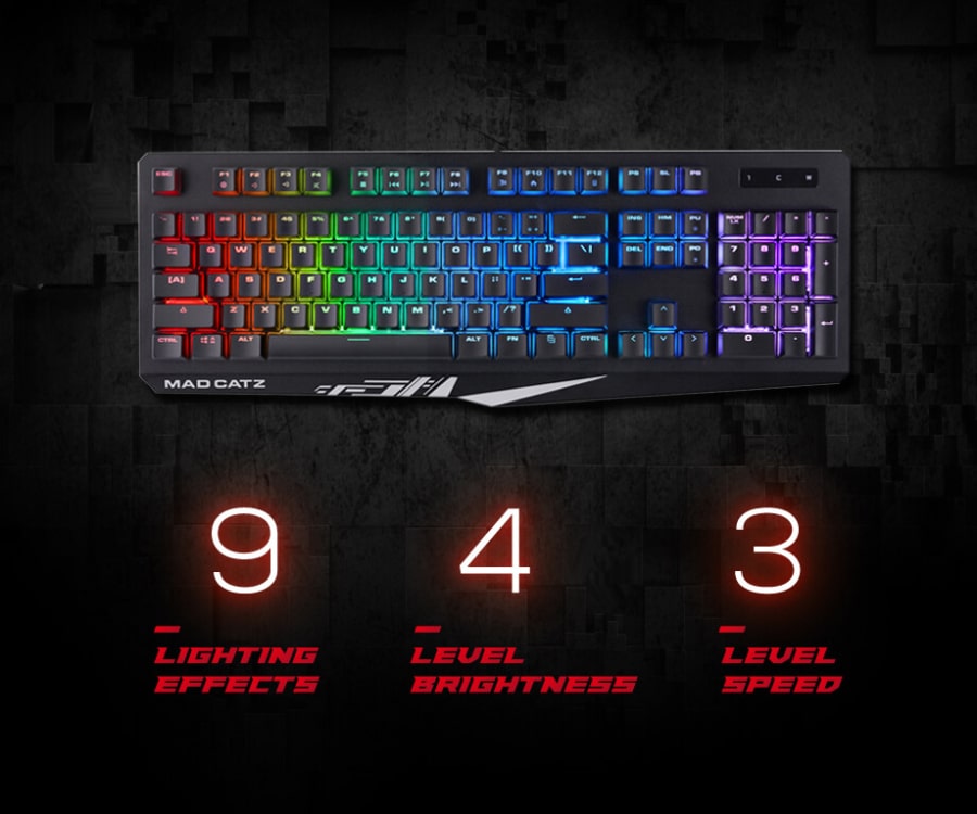 Mad Catz S.T.R.I.K.E. 2 RGB Membrane Gaming Keyboard