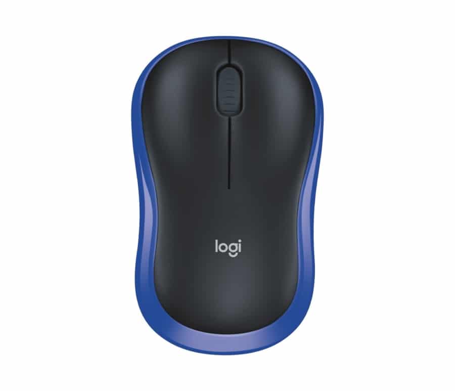 Logitech M185 Wireless Notebook Mouse – Black/Blue