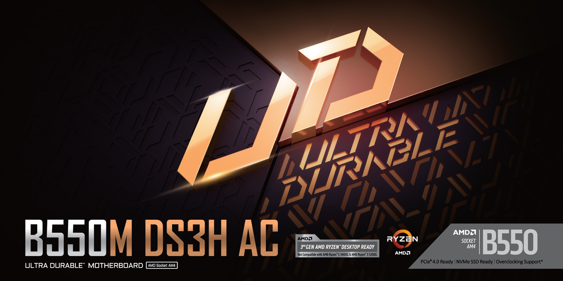 GIGABYTE B550M DS3H AC