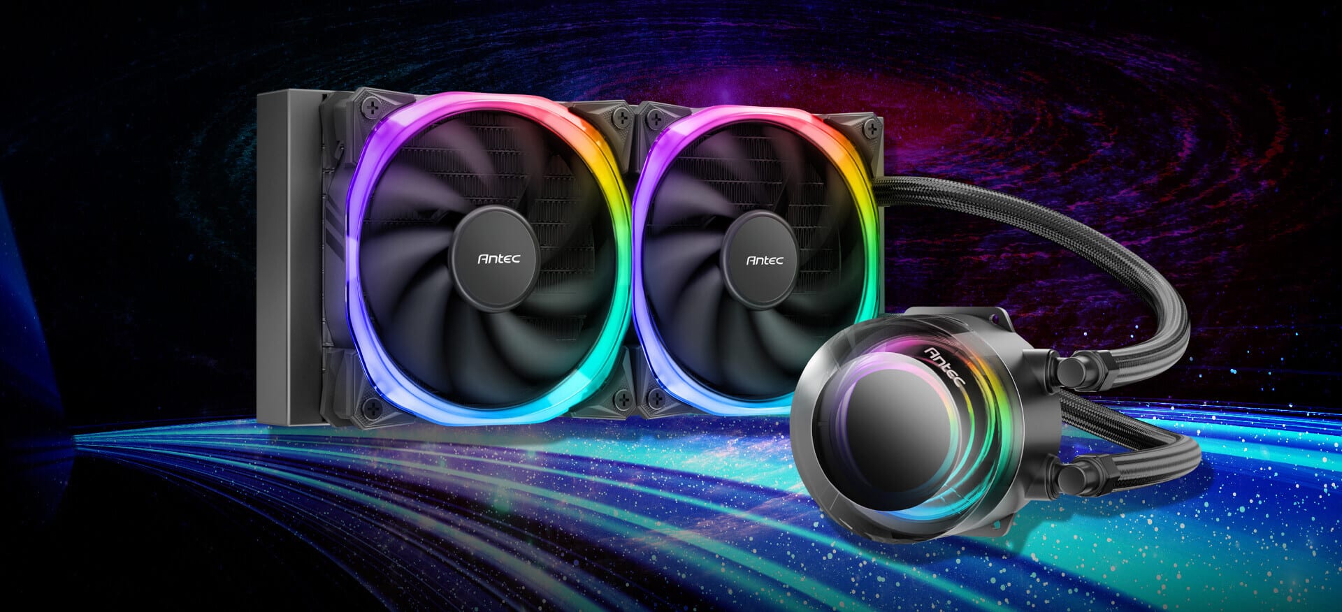 Antec Vortex 240mm ARGB All-In-One Liquid CPU Cooler