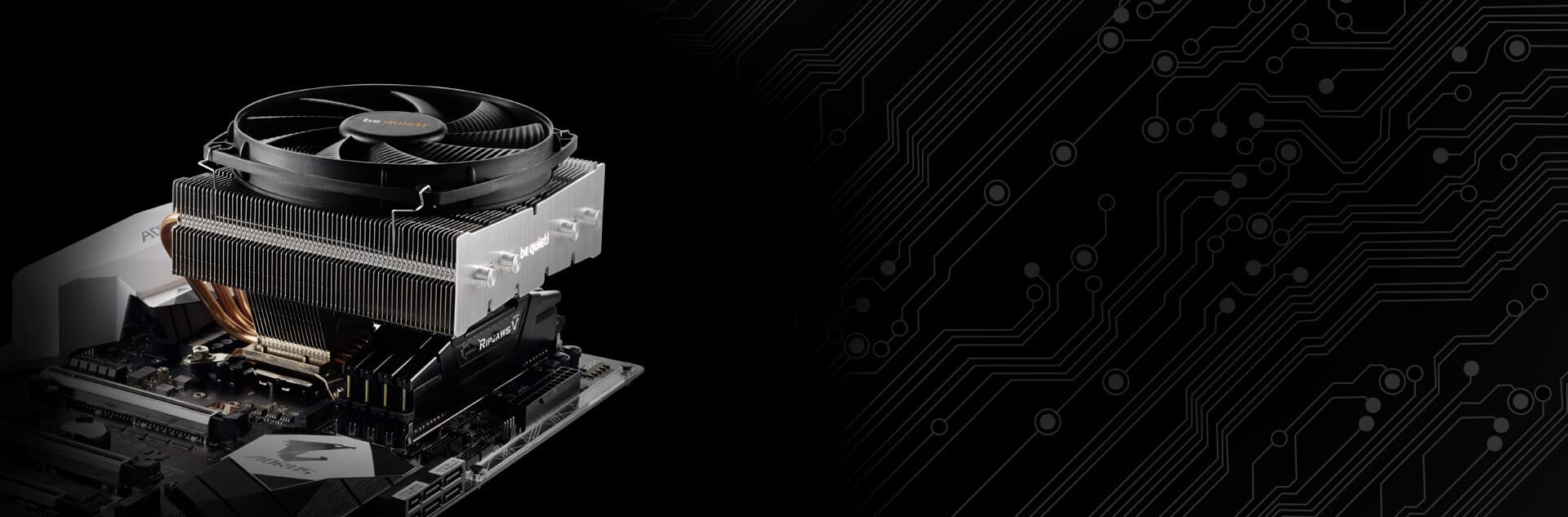 Be Quiet! BK003 Shadow Rock TF2 Heatsink & Fan, Intel & AMD Sockets CPU Cooler