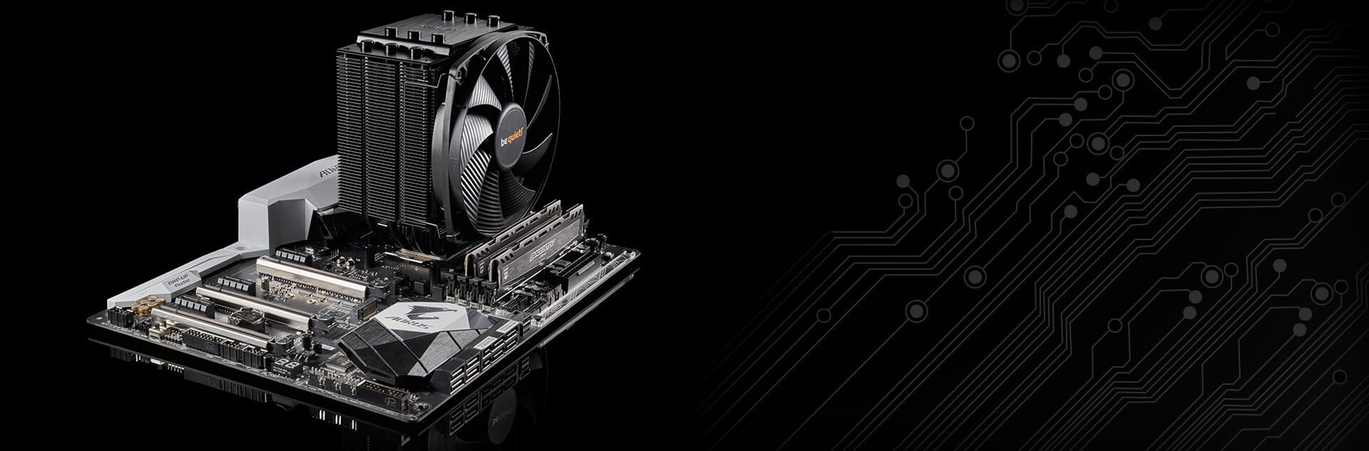 Be Quiet! BK021 Dark Rock 4 Heatsink & Fan, Intel & AMD Sockets CPU Cooler