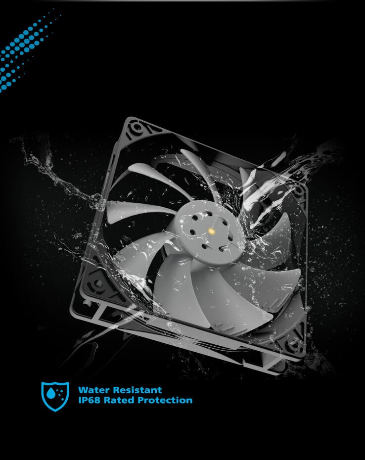 Akasa OTTO SC12 120mm PWM Grey Fan