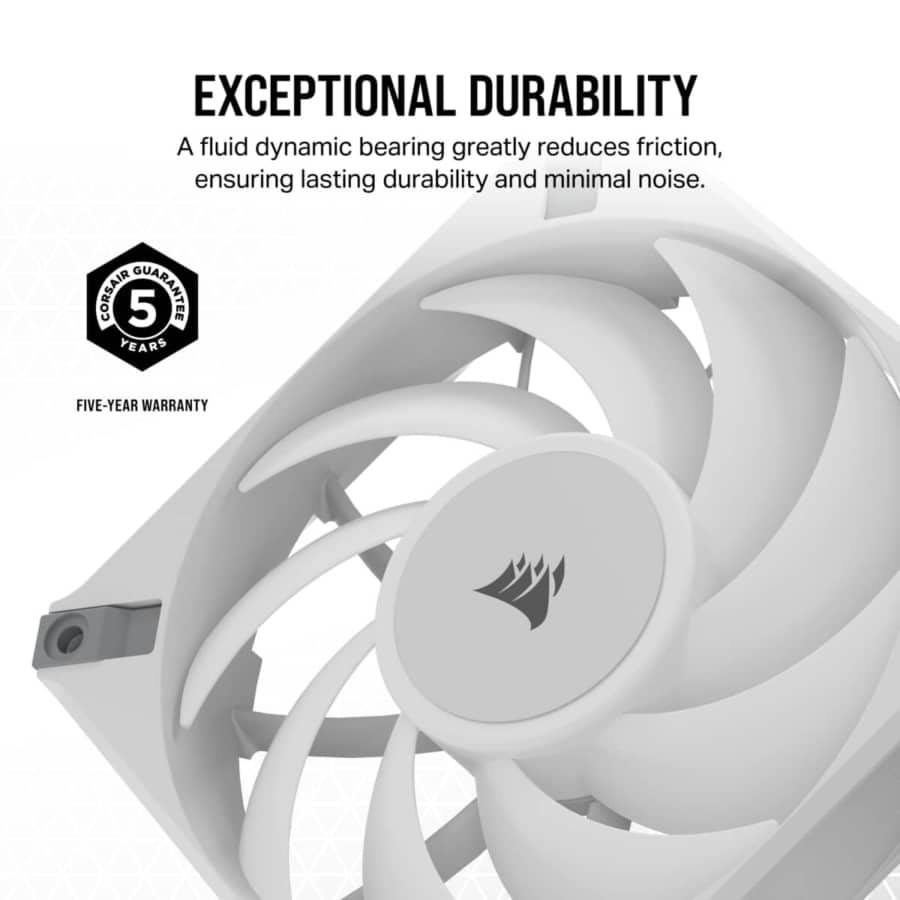 Corsair iCUE AF120 RGB ELITE 120mm PWM White Single Fan Expansion Pack
