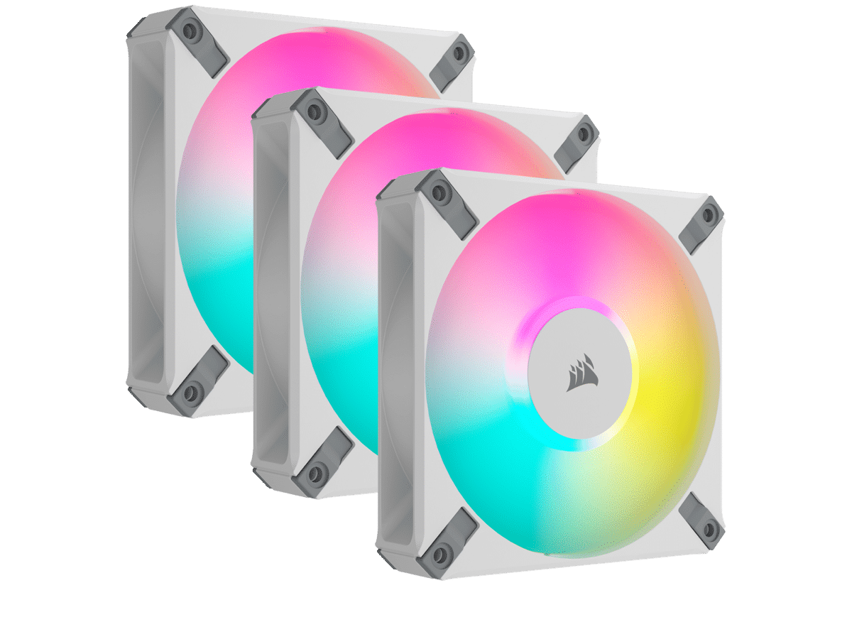 Corsair iCUE AF120 RGB ELITE 120mm PWM White
