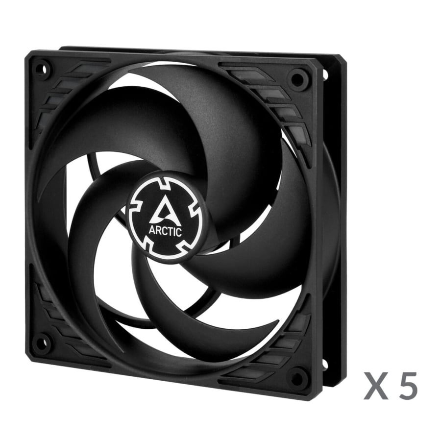 Arctic P12 PWM PST 120mm Black