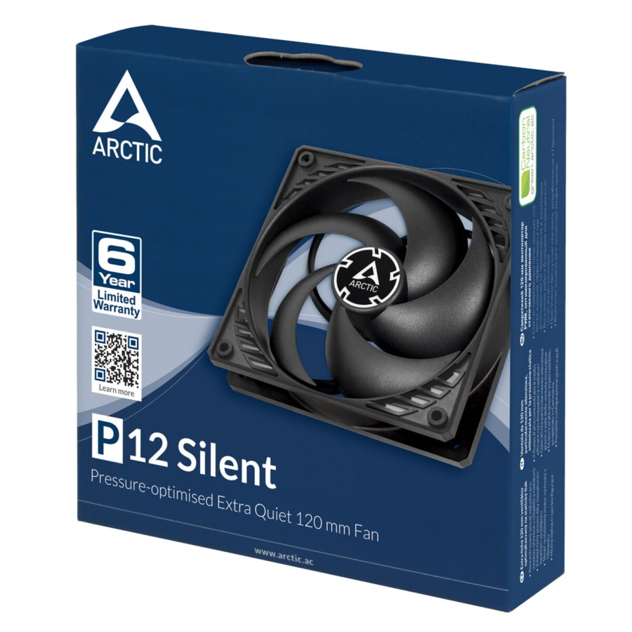 Arctic P12 Silent 120mm Black