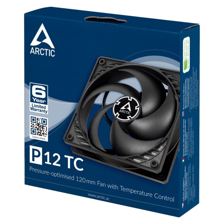 Arctic P12 TC 120mm Black