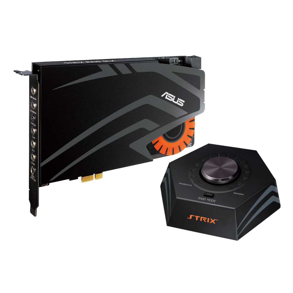 ASUS Strix Raid DLX - 7.1 PCIe Gaming Sound Card