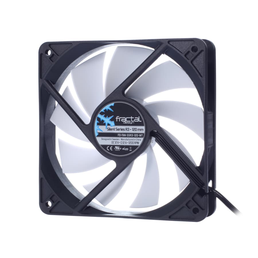 Fractal Design Silent Series R3 120mm Black & White