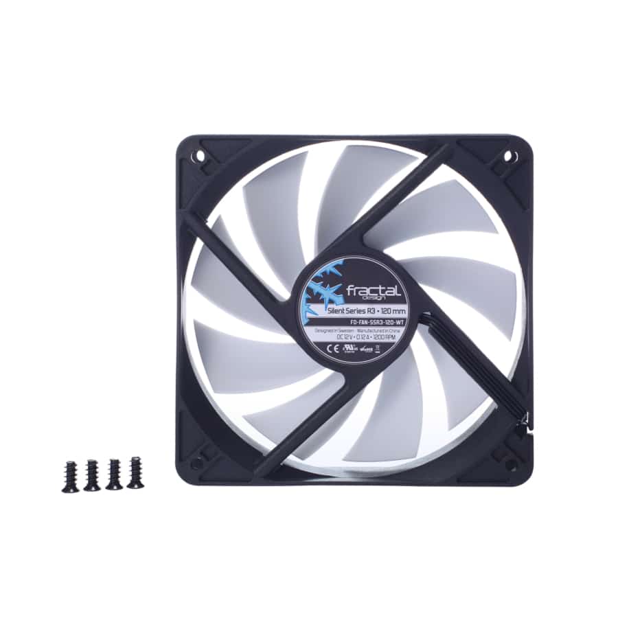Fractal Design Silent Series R3 120mm Black & White