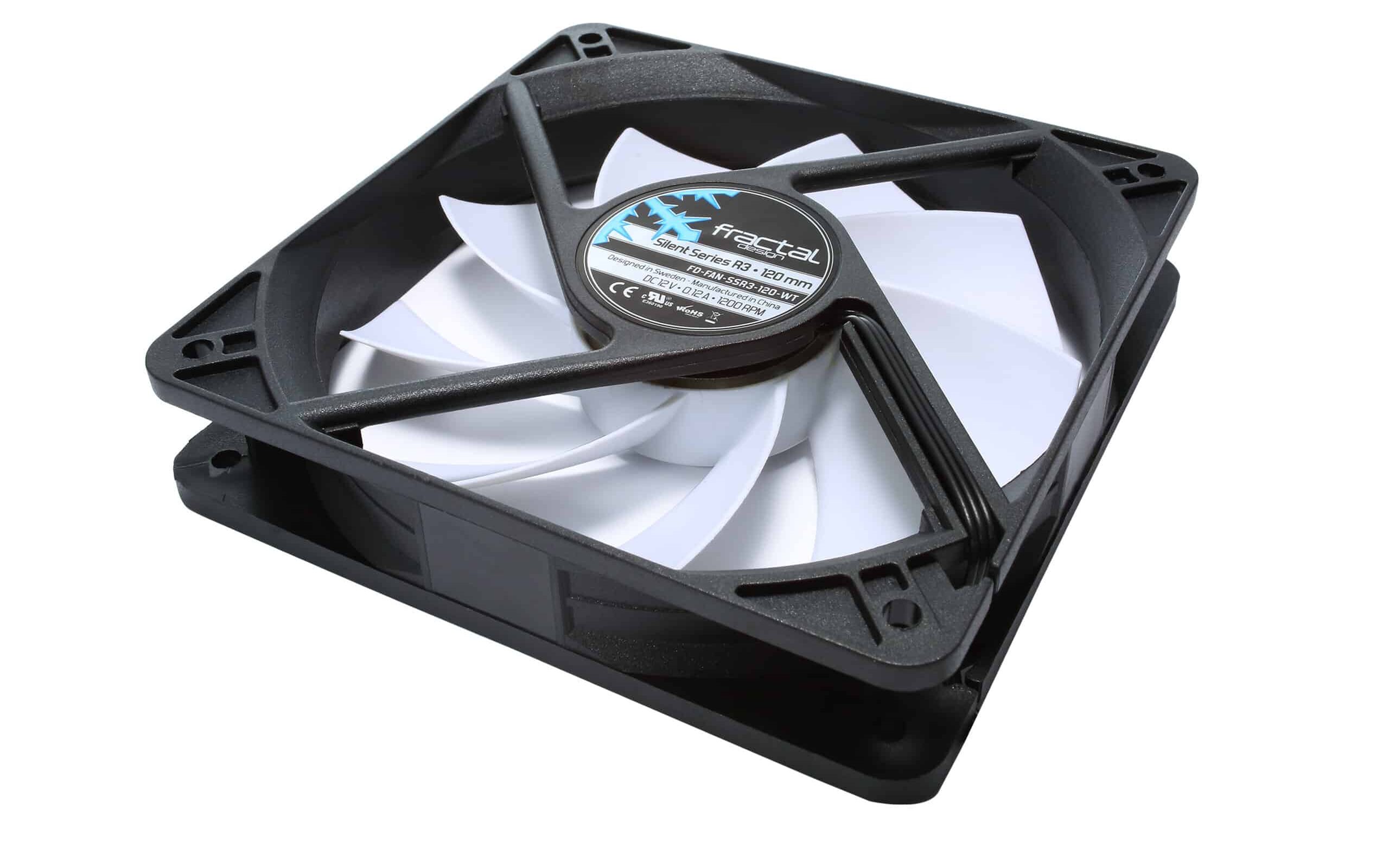 Fractal Design Silent Series R3 120mm Black & White