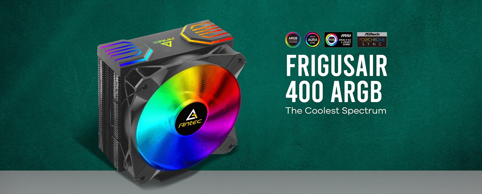 Antec FrigusAir 400 ARGB Heatsink & Fan, Intel & AMD Sockets CPU Cooler