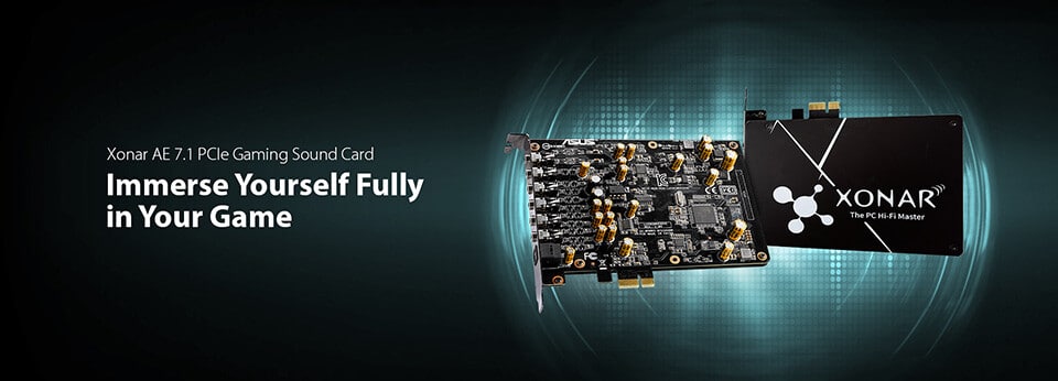 ASUS Xonar AE - 7.1 PCIe Gaming Sound Card
