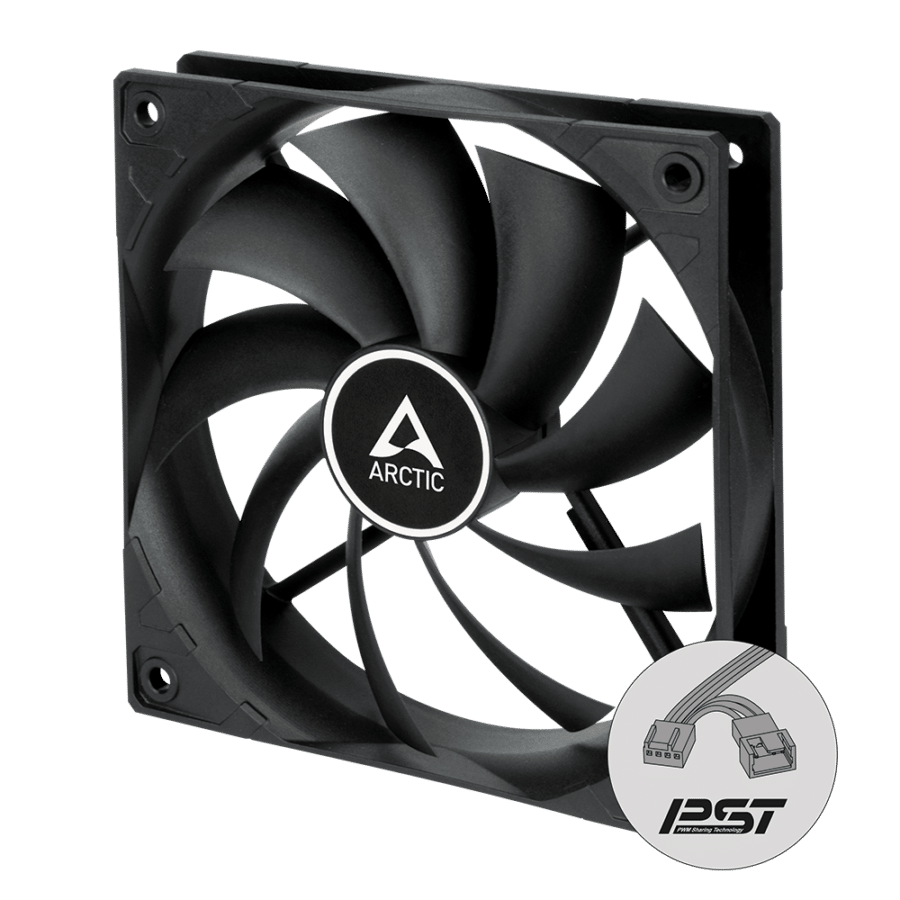 Arctic F12 PWM PST CO 120mm Black
