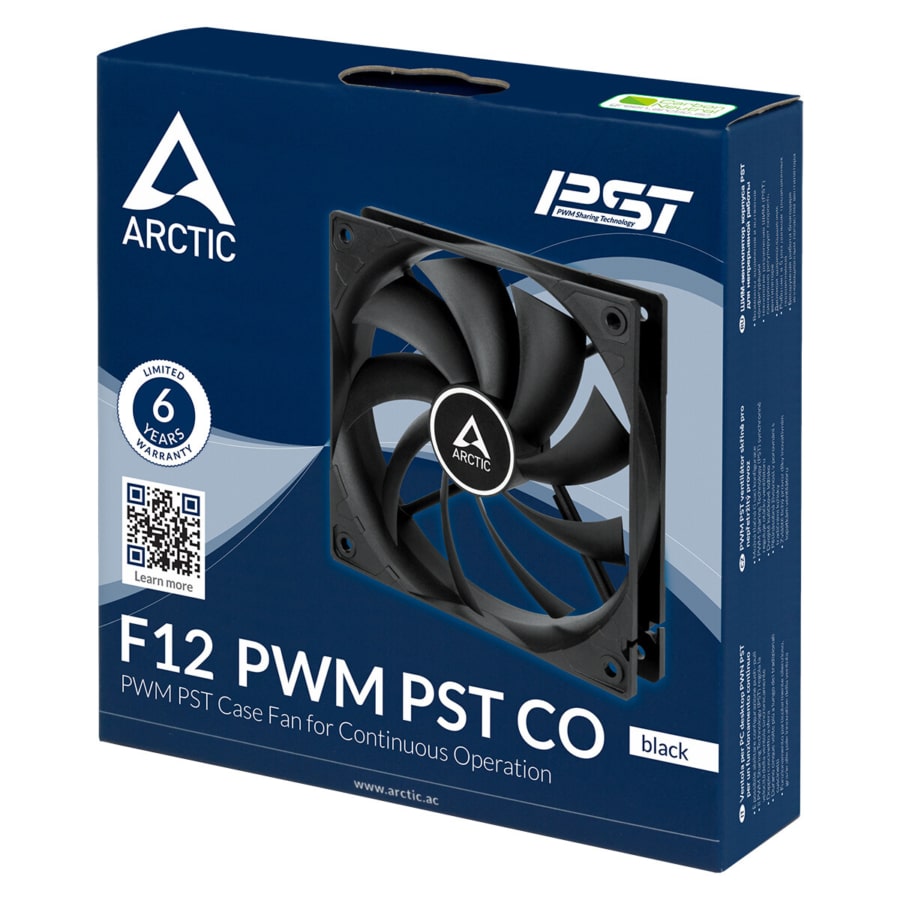 Arctic F12 PWM PST CO 120mm Black