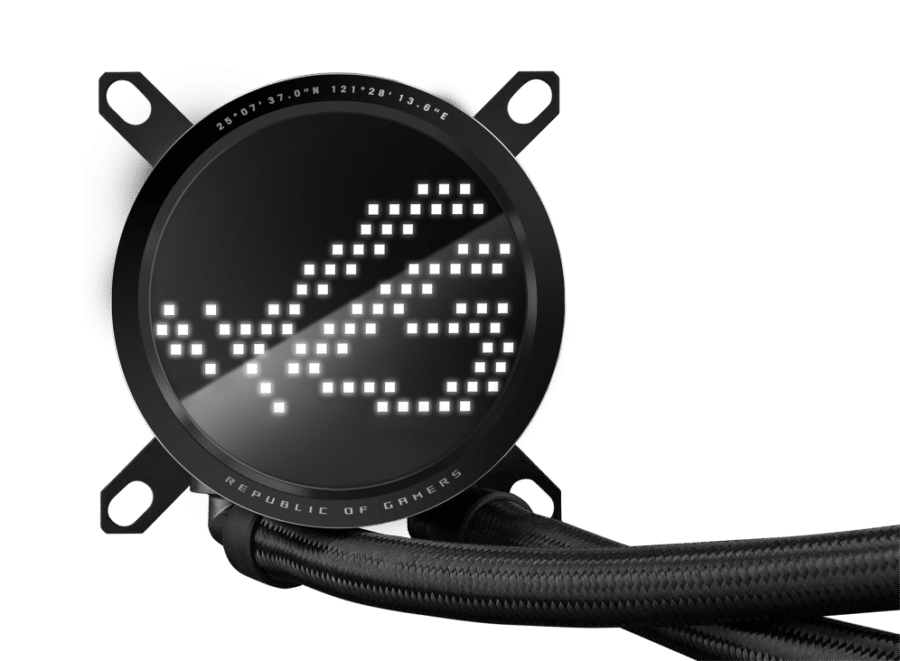 ASUS ROG Ryuo III 360 ARGB All-In-One Liquid CPU Cooler with Anime Matrix LED Display
