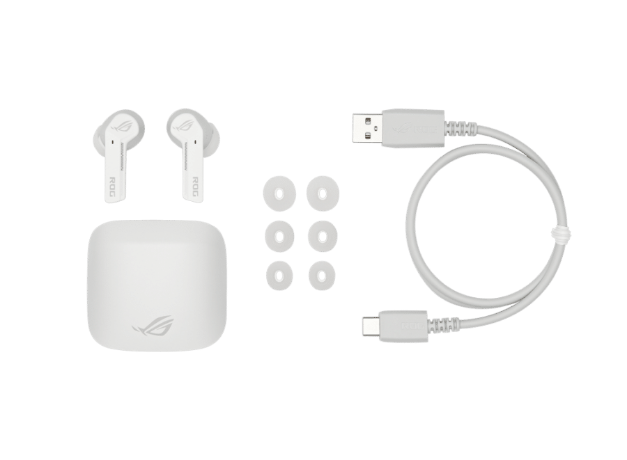 ASUS ROG Cetra True Wireless Gaming Earphones - Moonlight White