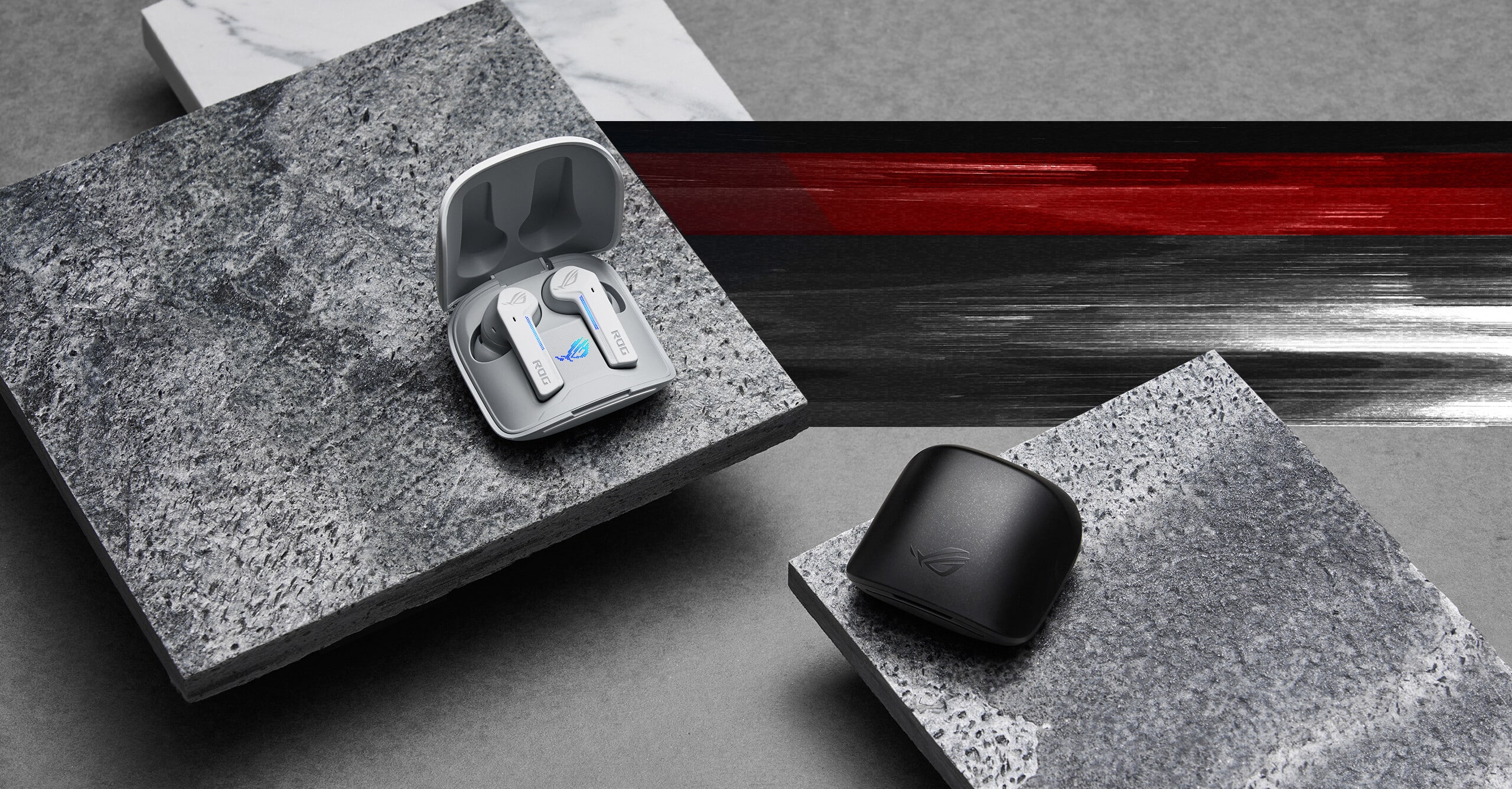 ASUS ROG Cetra True Wireless Gaming Earphones - Moonlight White