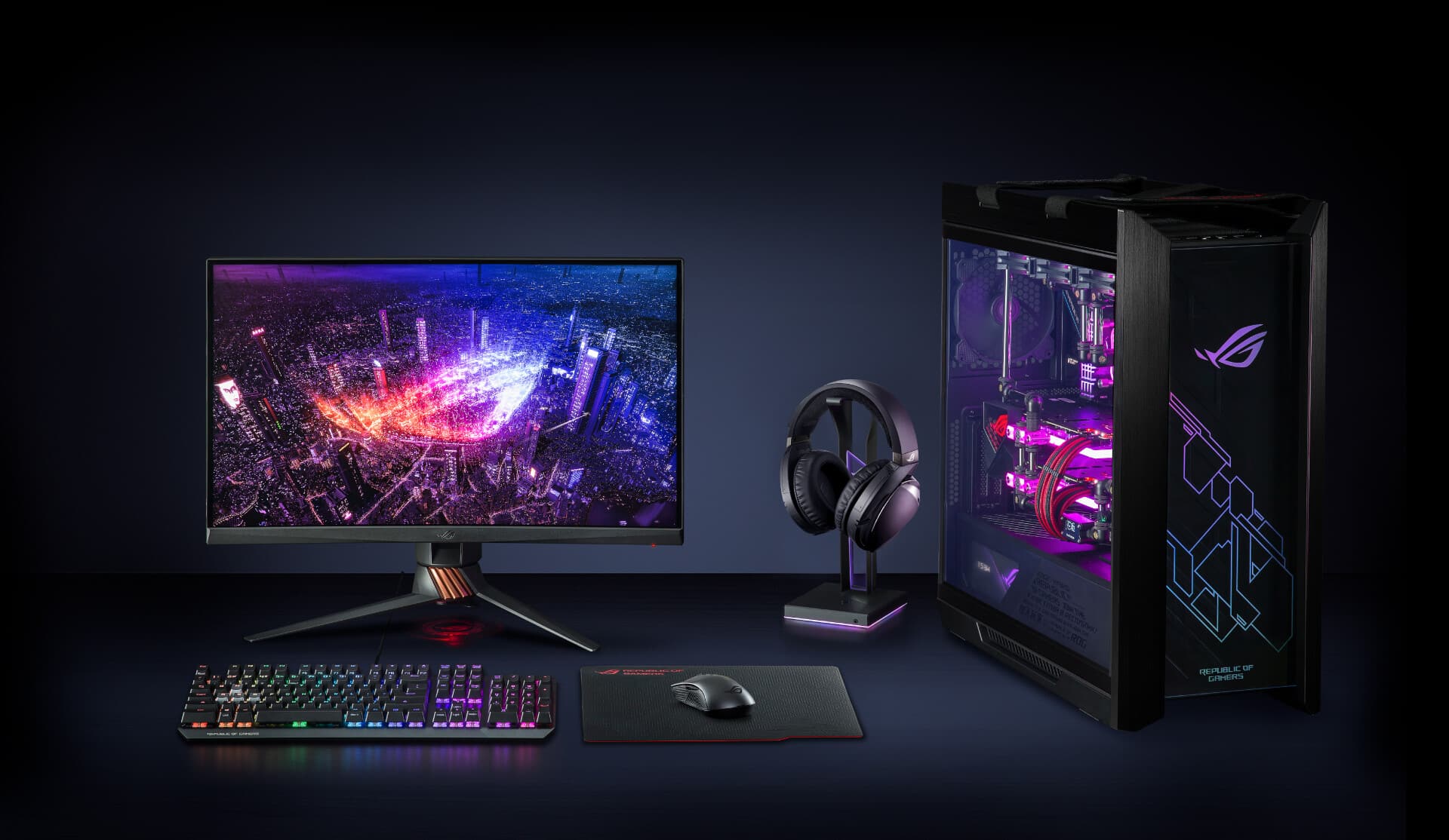 ASUS ROG Throne RGB External Soundcard & Headset Stand
