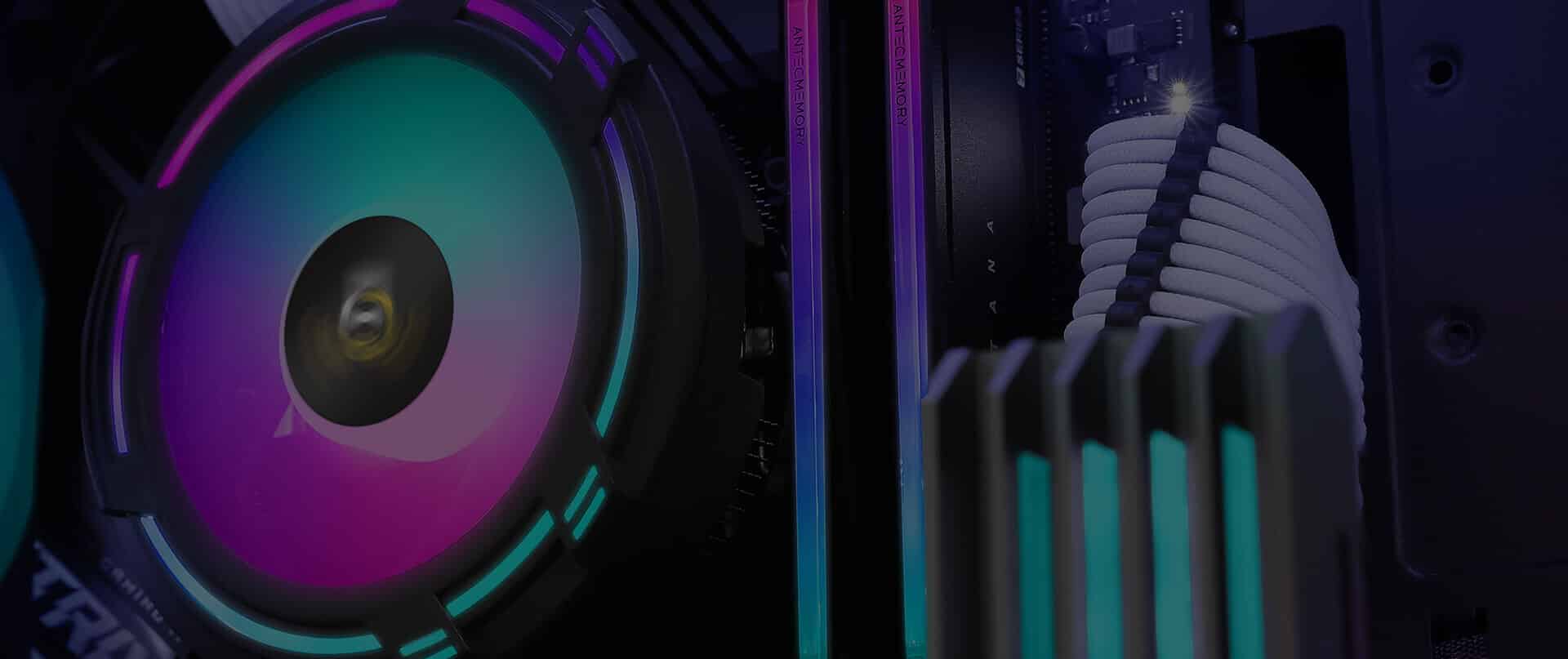 Antec T120 Chromatic Compact Heatsink & Fan, Intel & AMD Sockets CPU Cooler