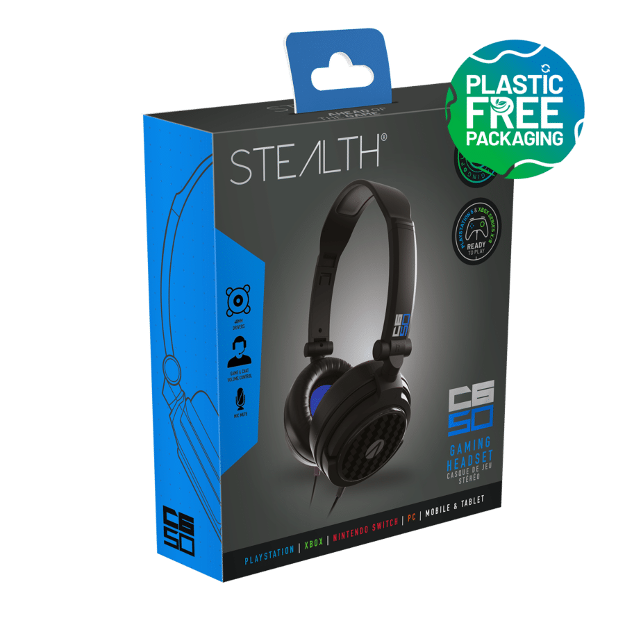 Stealth C6-50 Gaming Headset – Blue
