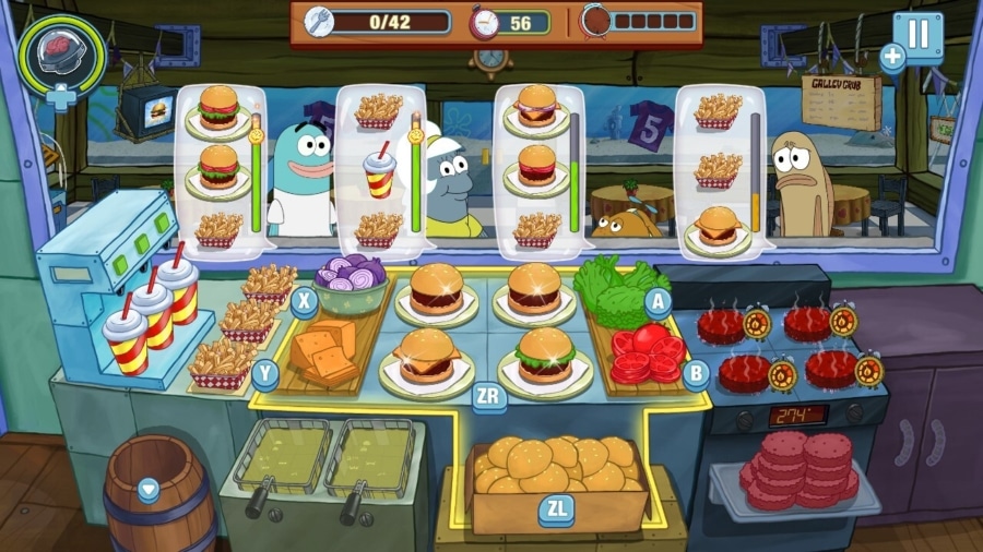 SpongeBob Squarepants: Krusty Cook-Off - Extra Krusty Edition Screenshot