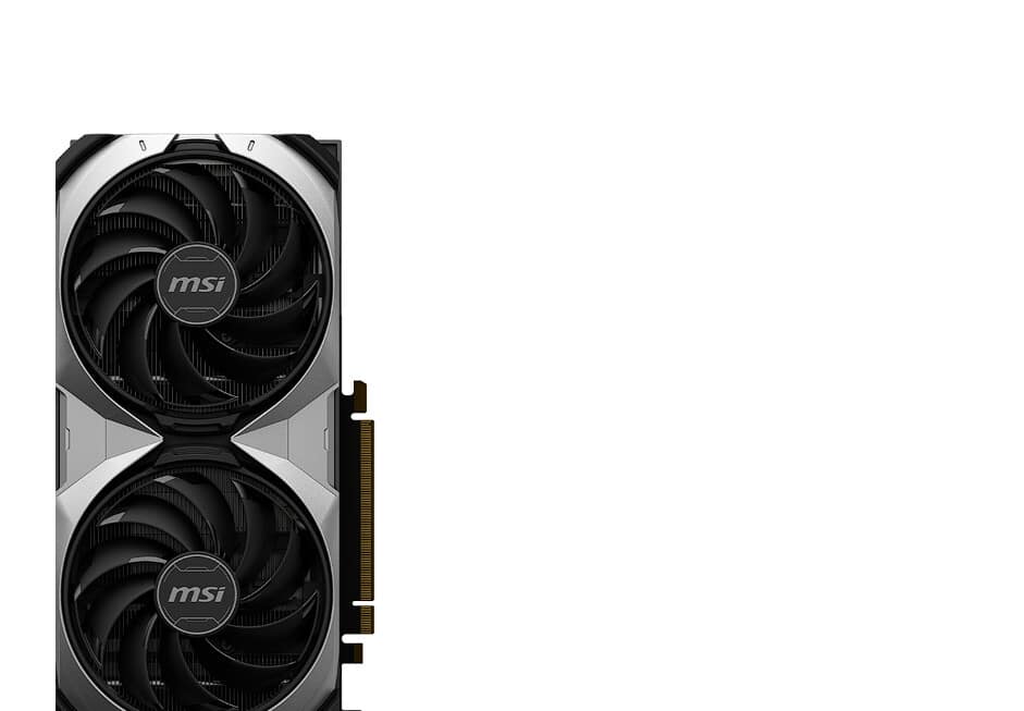 MSI NVIDIA GeForce RTX 4070 VENTUS 2X OC 12G GDDR6X Graphics Card