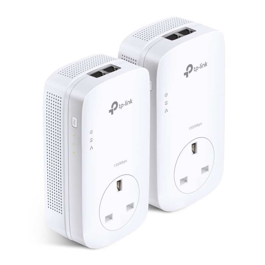 TP-LINK TL-PA9020P KIT AV2000 2-Port Gigabit Powerline Adapter Kit