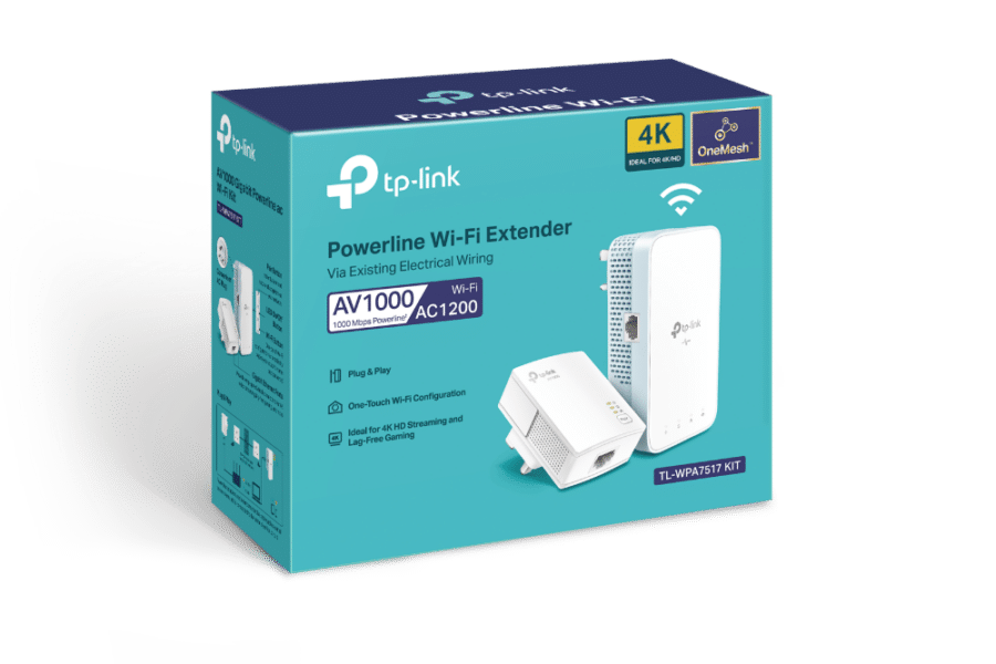 TP-LINK TL-WPA7517 KIT AV1000 Gigabit Powerline Dual Band Wi-Fi Kit