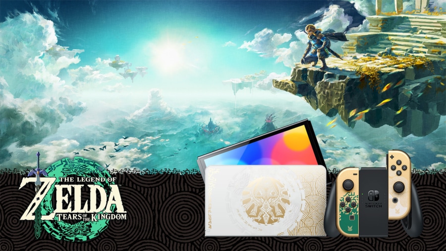 Nintendo Switch OLED - The Legend of Zelda Tears of the Kingdom Edition Cover