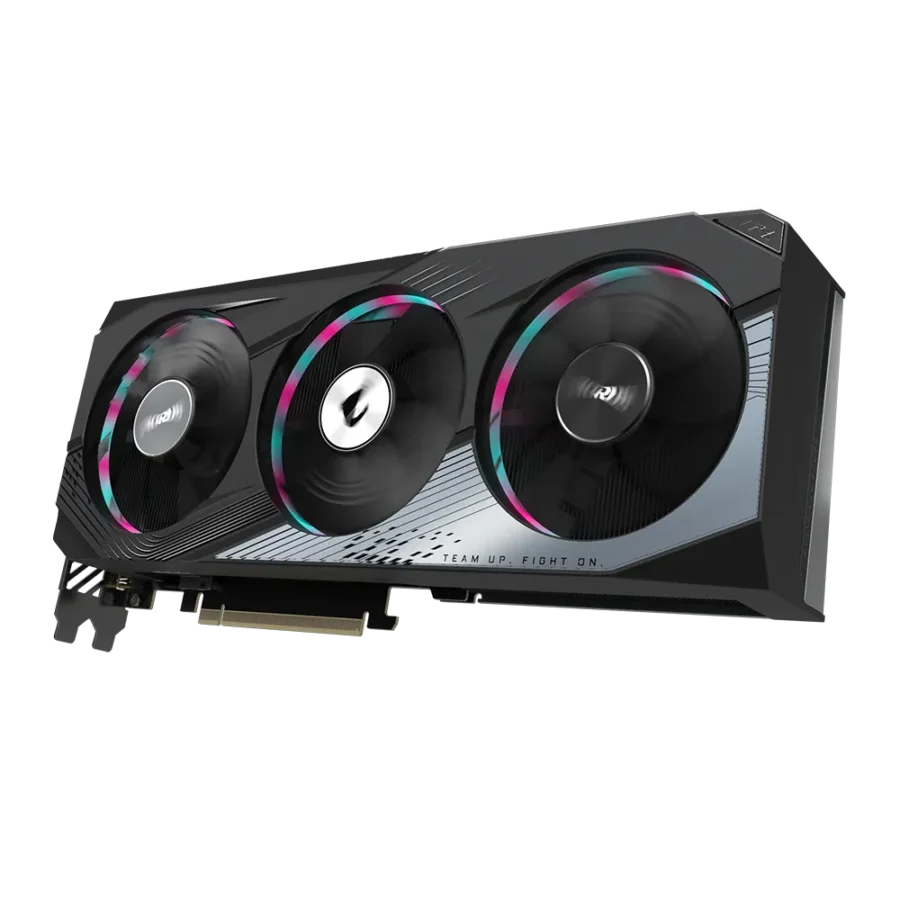 Gigabyte AORUS NVIDIA GeForce RTX 4060 Ti ELITE 8G Angled View