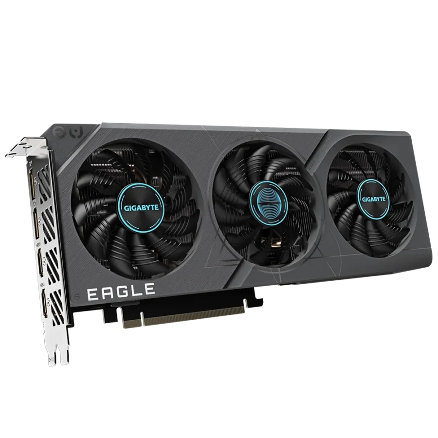 Gigabyte GeForce RTX 4060 Ti EAGLE 8GB Angled Fan View