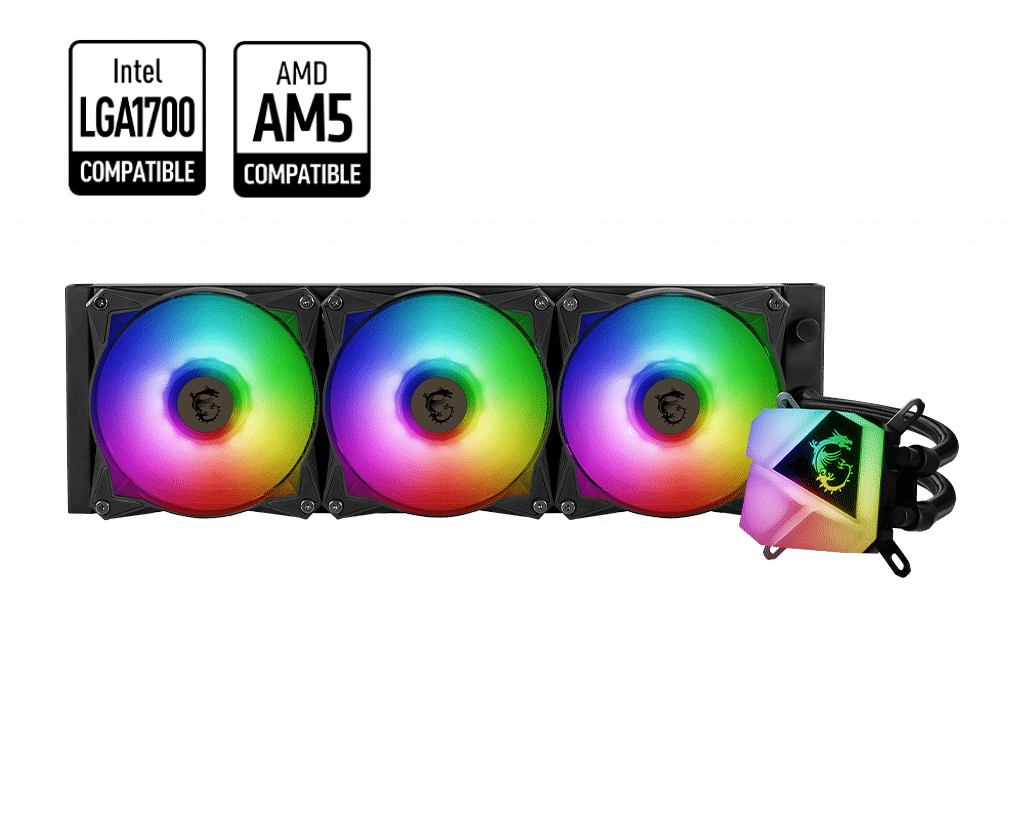 MSI MAG CORELIQUID C360 360mm ARGB All-In-One Liquid CPU Cooler