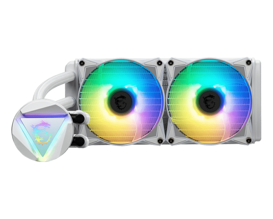 MSI MAG CORELIQUID 240R V2 White 240mm ARGB All-In-One Liquid CPU Cooler