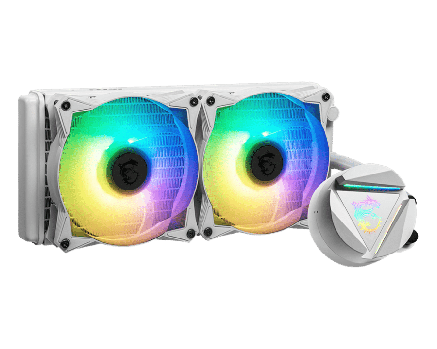 MSI MAG CORELIQUID 240R V2 White 240mm ARGB All-In-One Liquid CPU Cooler