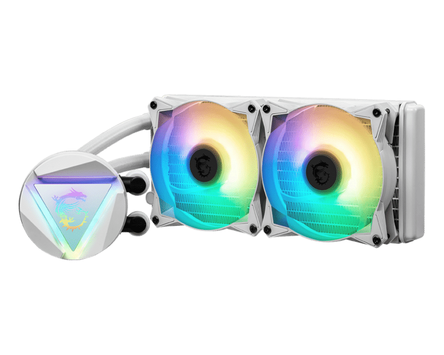 MSI MAG CORELIQUID 240R V2 White 240mm ARGB All-In-One Liquid CPU Cooler