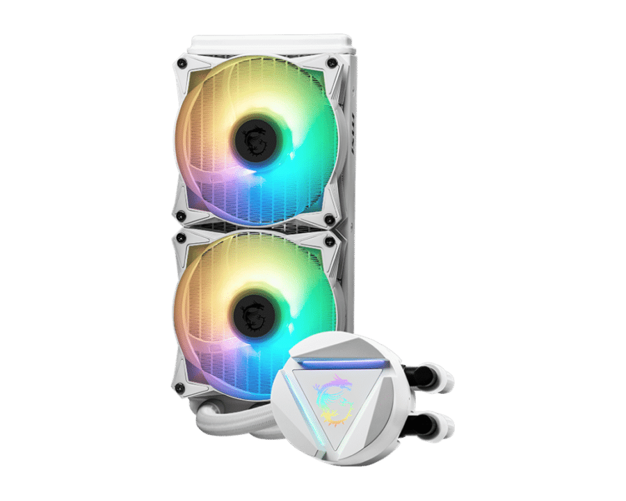 MSI MAG CORELIQUID 240R V2 White 240mm ARGB All-In-One Liquid CPU Cooler