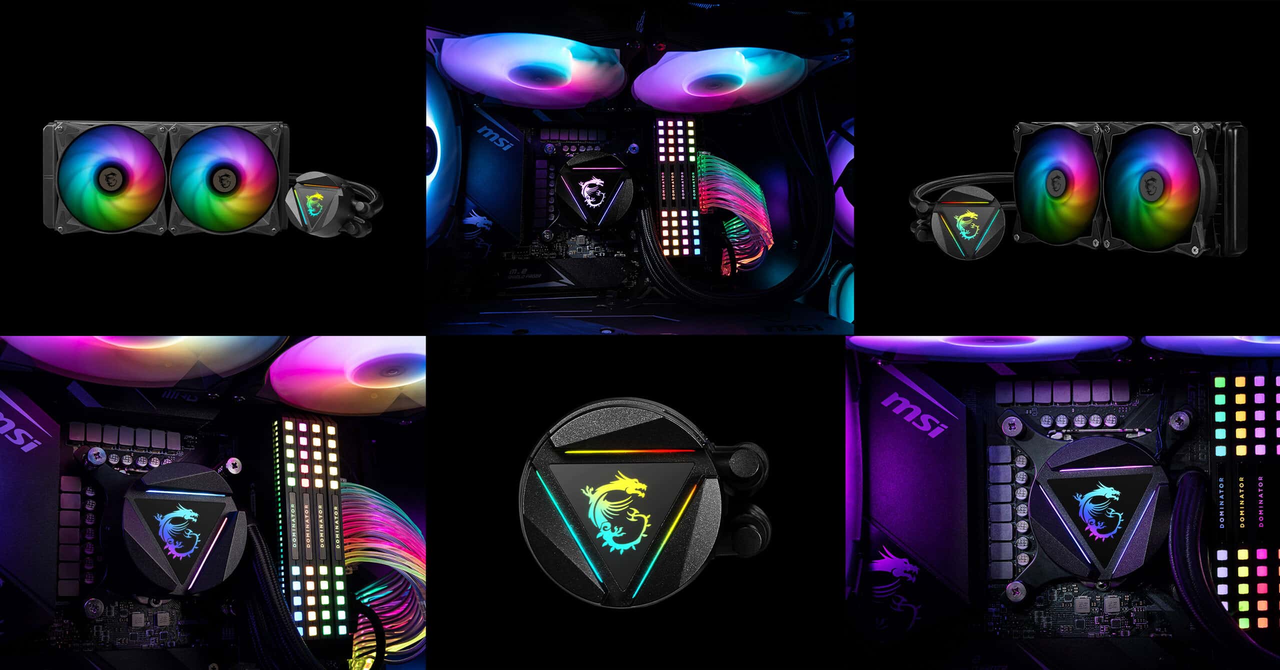 MSI MAG CORELIQUID 240R V2 240mm ARGB All-In-One Liquid CPU Cooler