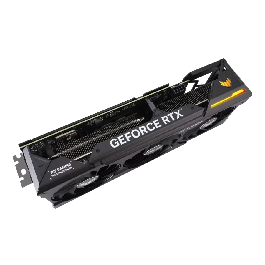 Asus TUF GAMING RTX4060 Ti OC Angled Side View