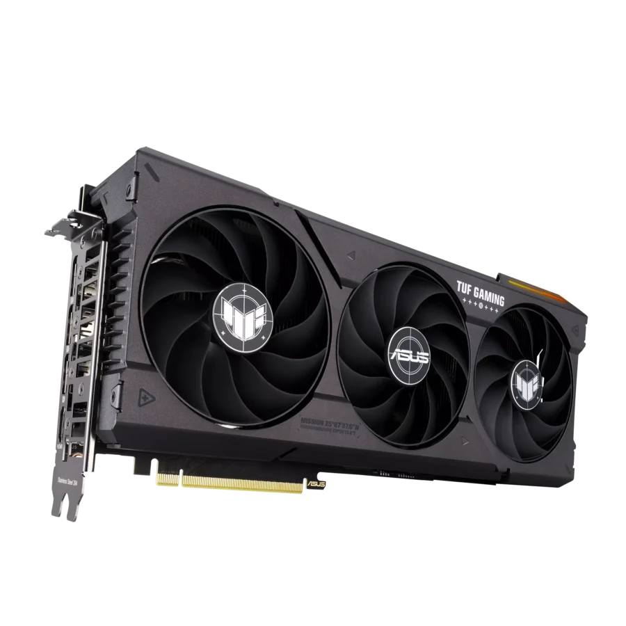 Asus TUF GAMING RTX4060 Ti OC Angled Fan View