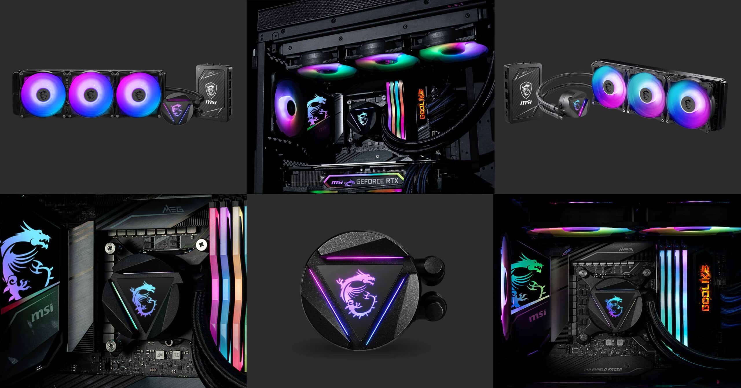 MSI MAG CORELIQUID 360R V2 360mm ARGB All-In-One Liquid CPU Cooler