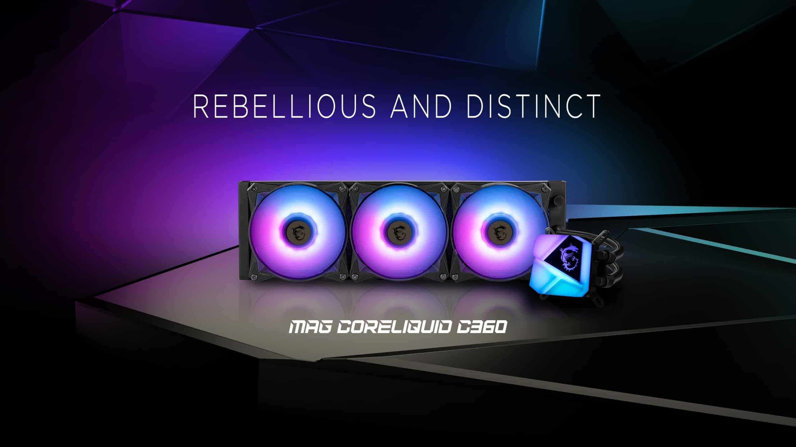 MSI MAG CORELIQUID C360 360mm ARGB All-In-One Liquid CPU Cooler