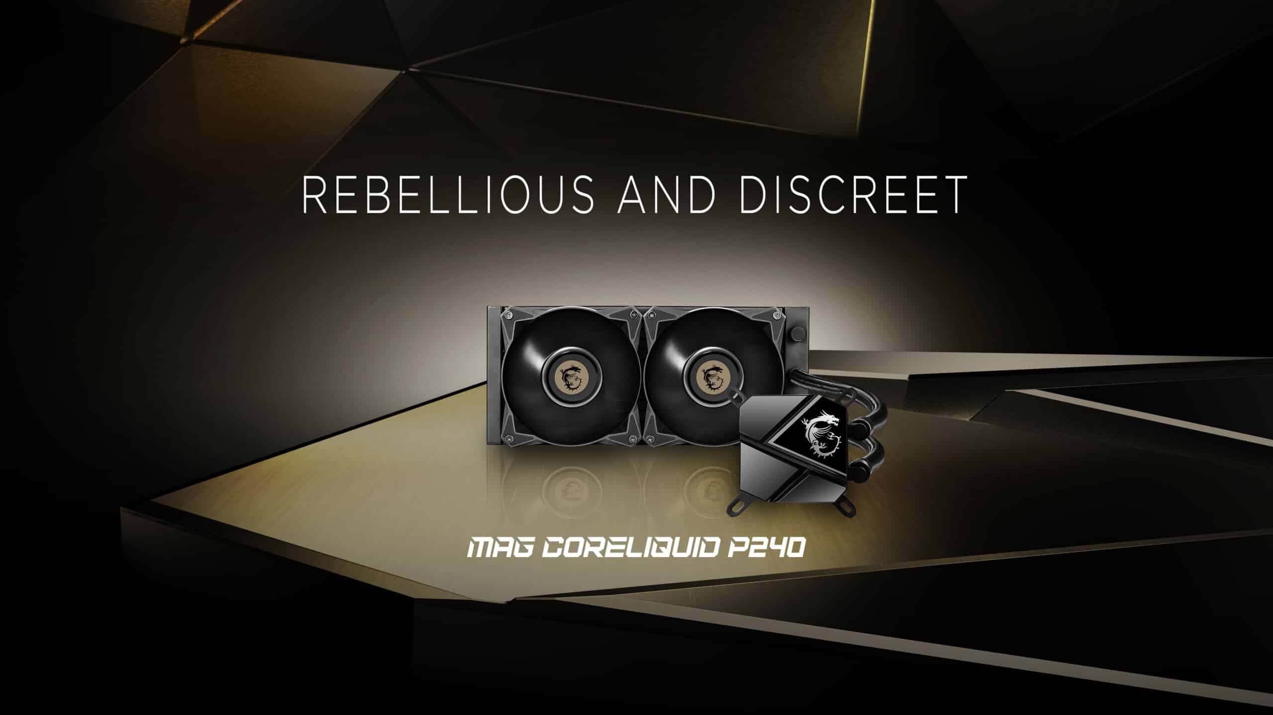 MSI MAG CORELIQUID P240 240mm All-In-One Liquid CPU Cooler