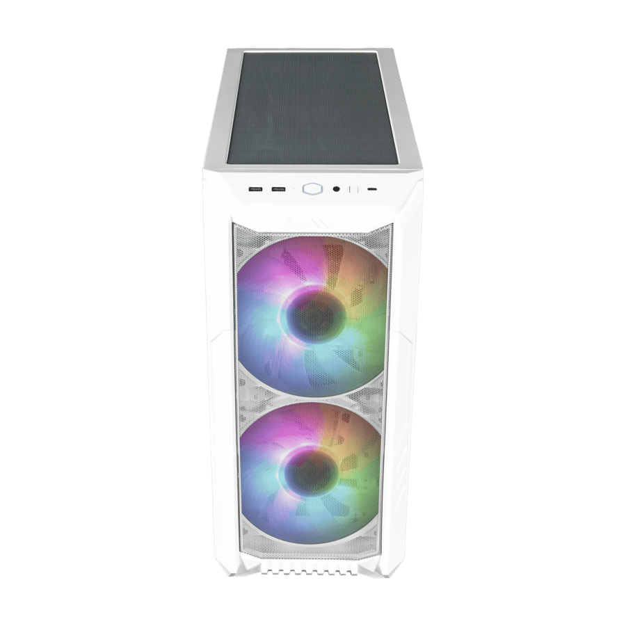 Cooler Master HAF 500 White Top View