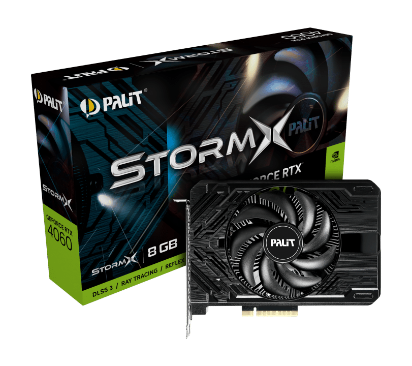 Palit NVIDIA Geforce RTX 4060 StormX Box View