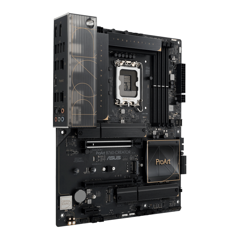 Asus ProArt B760-Creator Fron Right Angled View