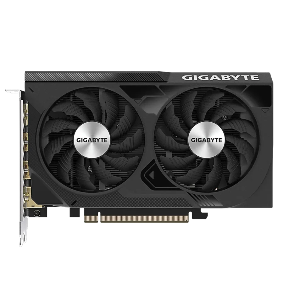 Gigabyte NVIDIA GeForce RTX 4060 WINDFORCE OC Front Flat View